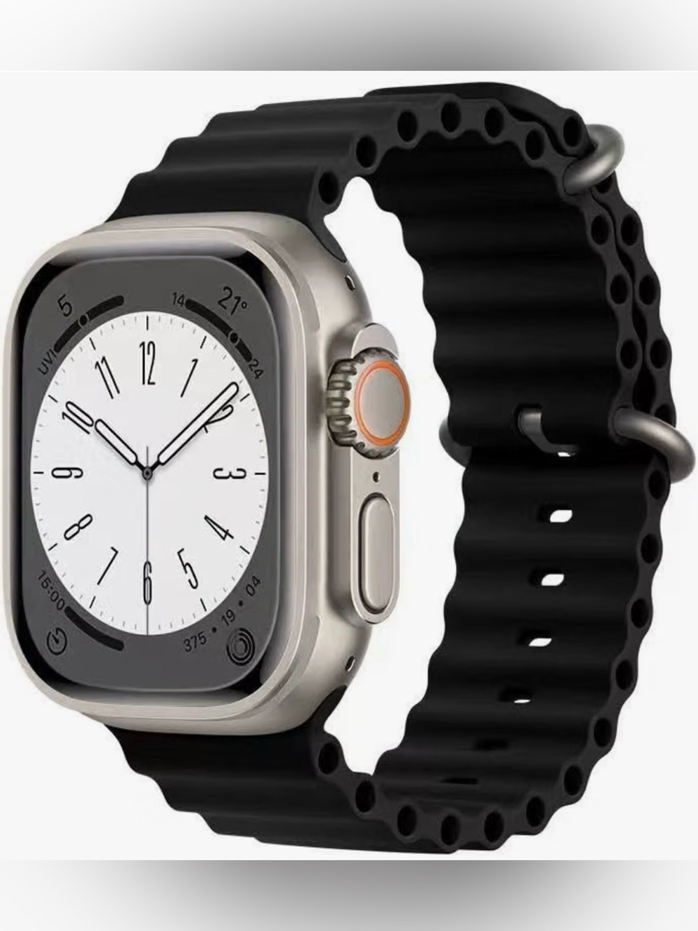 YIGO Master Black Ocean Style Apple Watch Band – 42/44/45/49mm